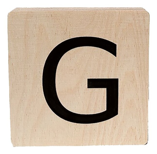 [12440201] Minimou Lettre en bois G