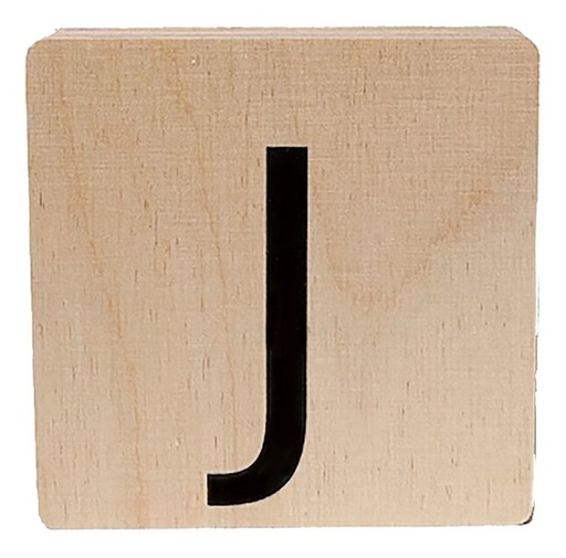 [12440501] Minimou Houten letter J