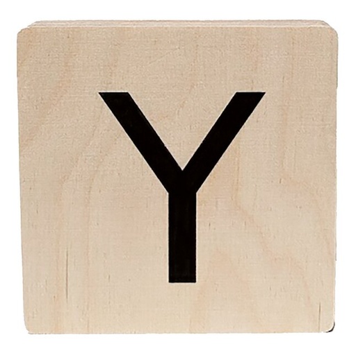[12442101] Minimou Houten letter Y