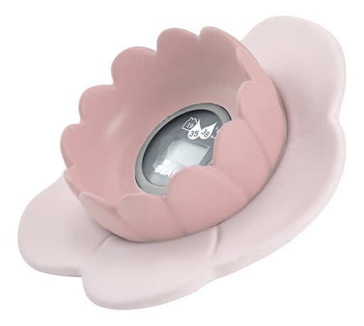 [11925901] Béaba Thermomètre de bain numérique Lotus Old Pink