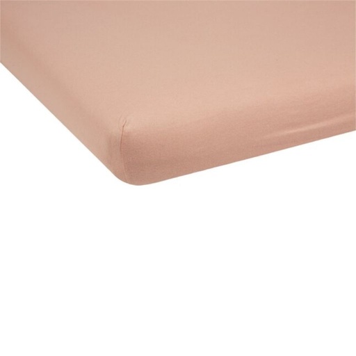 [12174101] Dreambee Drap-housse pour parc Essentials rose moyen Lg 75 x L 95 cm
