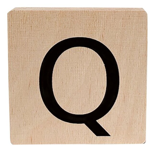 [12441301] Minimou Houten letter Q