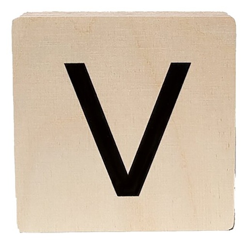 [12441801] Minimou Houten letter V