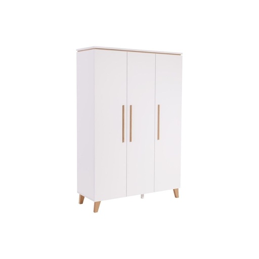 [8707901] Transland Armoire 3 portes Steffi blanc