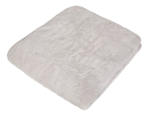 [12320801] Dreambee Couverture pour lit Essentials fleece gris clair