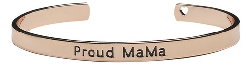 [22428901] Proud Mama Armband Bangle roze