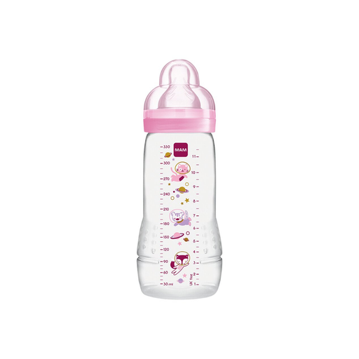 [15355701] MAM Biberon Easy Active Space Adventure rose 330 ml