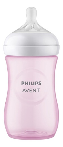 [18912801] Philips AVENT Biberon Natural Response rose 260 ml