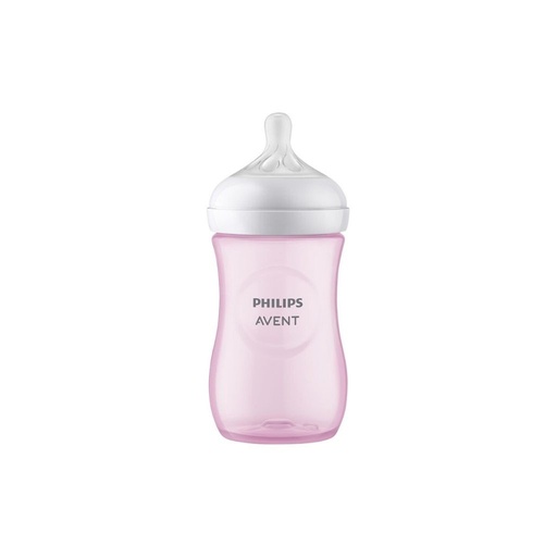 [18912801] Philips AVENT Biberon Natural Response rose 260 ml