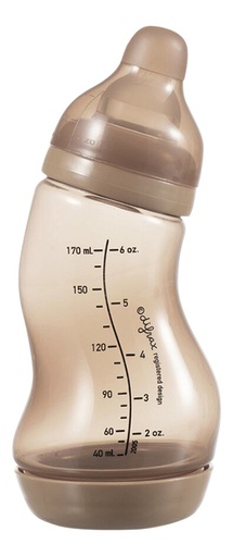 [22665501] Difrax Biberon en S Natural Caramel
 170 ml
