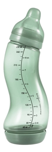 [23471701] Difrax Biberon en S Natural Trend 250 ml  Sage