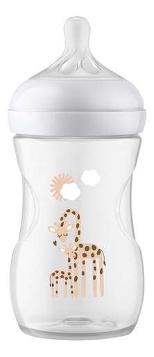 [23473701] Philips AVENT Biberon Natural Response Girafe transparent 260 ml