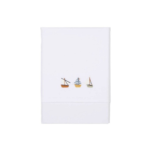 [14454701] Little Dutch Laken voor bed Sailors Bay geborduurd