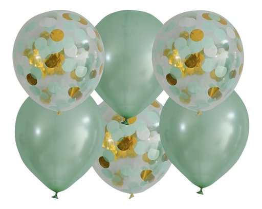 [22642601] JEP! Ballon Lovely Mint - 6 pièces