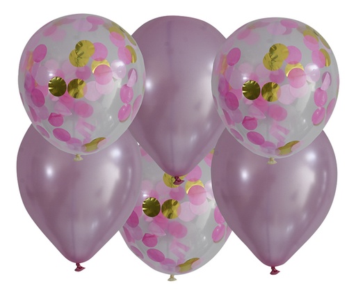 [22643701] JEP! Ballon Princess Pink - 6 pièces