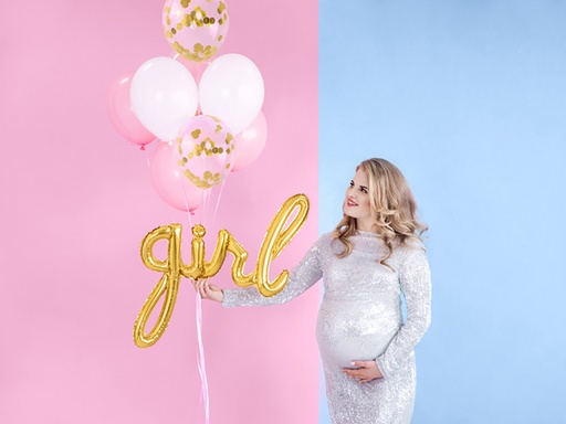 [22643901] JEP! Ballon alu Girl Gold
