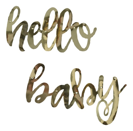 [22644001] JEP! Guirlande
 Hello Baby Or
