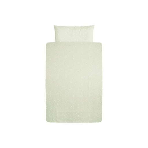 [12319601] Dreambee Housse de couette pour lit Essentials vert clair