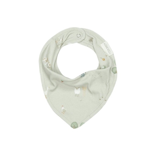 [27450301] Little Dutch Bavoir bandana Little Farm Olive Green