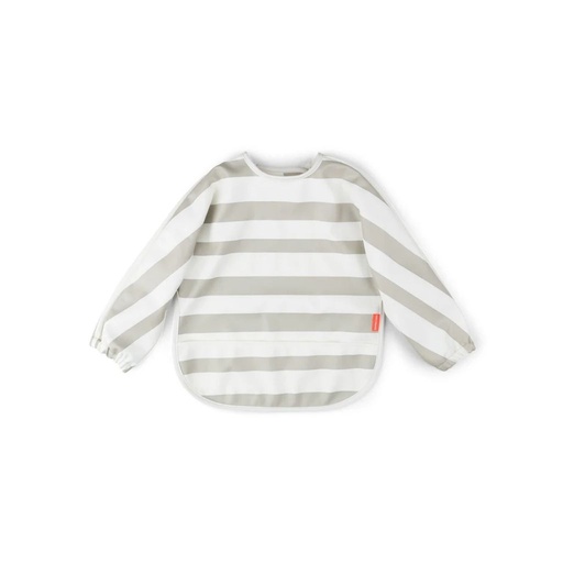 [27279501] Done by Deer Bavoir à manches Stripes Sand