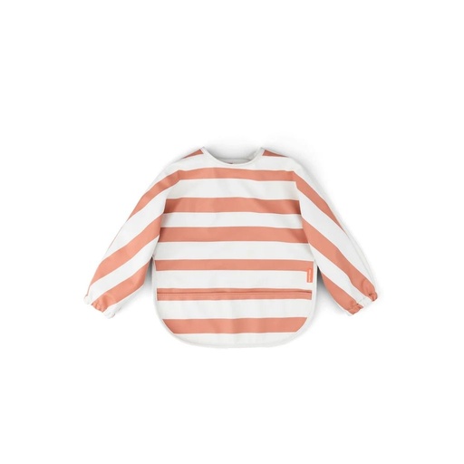 [27279401] Done by Deer Slabbetje met mouwen Stripes  Papaya