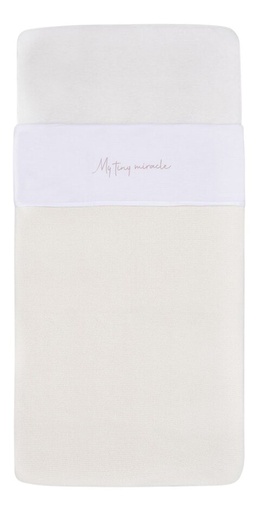 [26801901] Jollein Drap pour berceau ou parc My Tiny Miracle Wild Rose