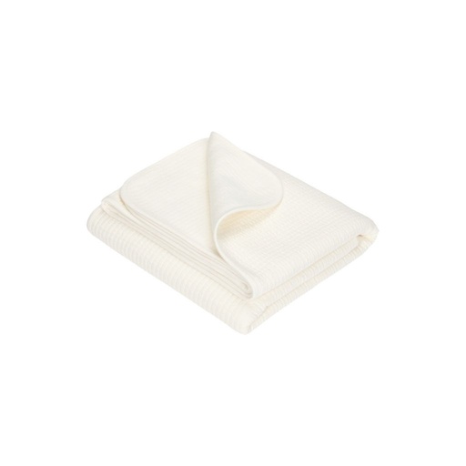 [26470501] Little Dutch Couverture d'été pour berceau ou parc Pure  Soft White