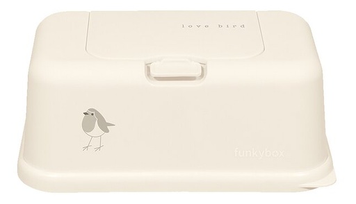 [27218201] FunkyBox Boîte à lingettes humides  Love Bird Cream