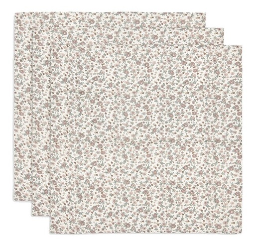 [26840301] Jollein Essuie tetra  Retro Flowers Multi - 3 pièces