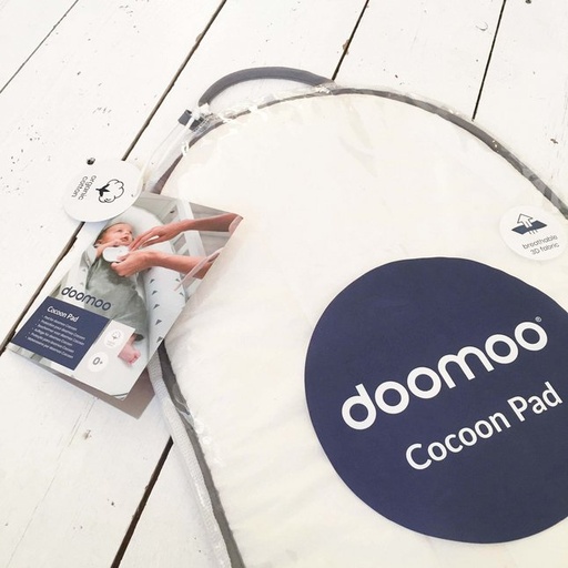 [9359901] doomoo Protège-matelas pour nid de bébé Cocoon Pad blanc
