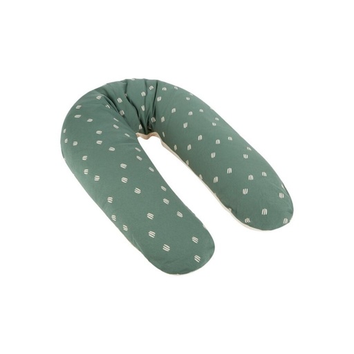 [16683901] Dreambee Coussin de positionnement et d'allaitement Flo vert