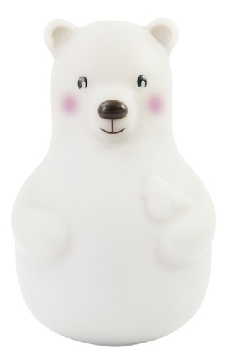 [23606001] Pabobo Veilleuse Lumicolor Bear Chameleon  blanc