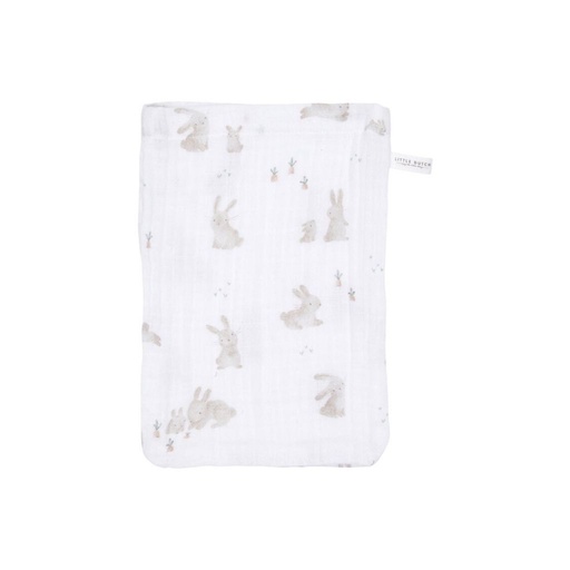 [27125201] Little Dutch Gant de toilette tetra Baby Bunny