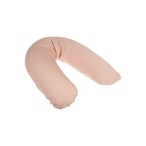[12621801] Dreambee Housse pour coussin de positionnement et d'allaitement Essentials rose moyen