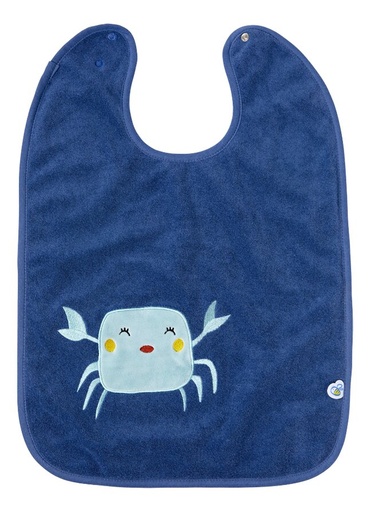 [26577201] Dreambee Bavoir XL Billie crabe bleu
