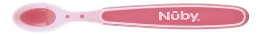 [13952301] Nûby Cuillère thermosensible Pink - 3 pièces