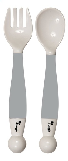[6545701] Bo Jungle Fourchette et cuillère pliables gris