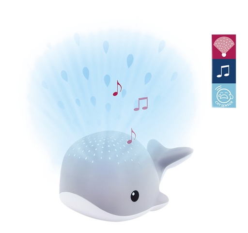 [10457701] Zazu Veilleuse/projecteur Wally la baleine bleu