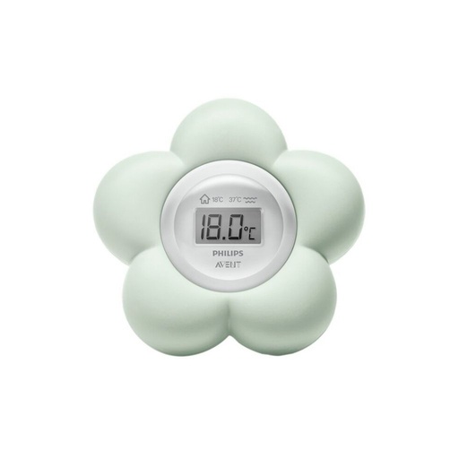 [11618601] Philips AVENT Thermomètre de bain et de chambre numérique menthe