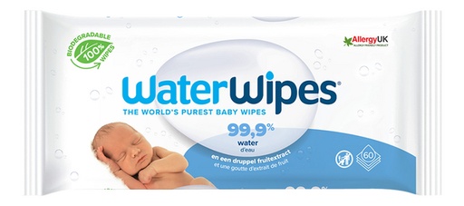 [14092801] WaterWipes Lingettes humides bio - 60 pièces