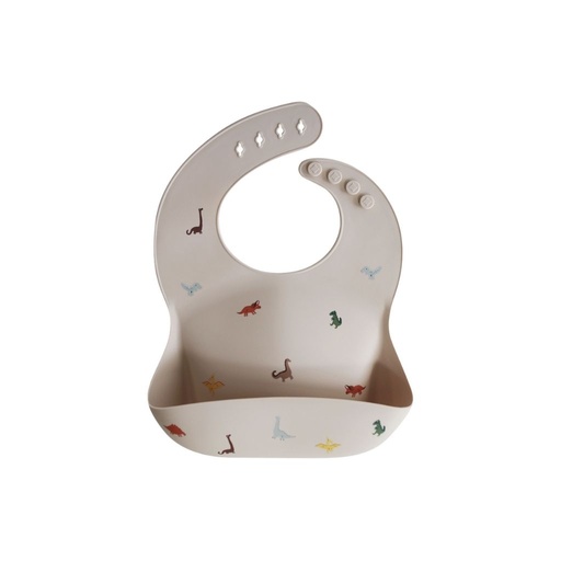 [16189001] Mushie Bavoir en silicone Dino