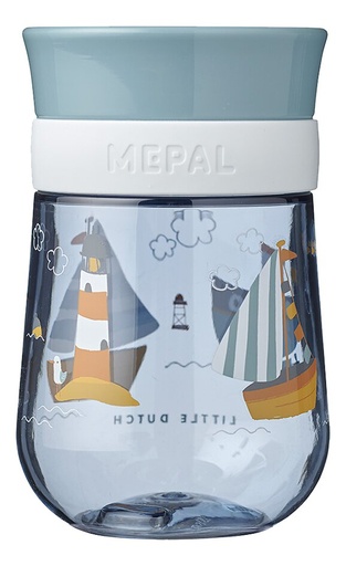 [16554801] Little Dutch Gobelet d'apprentissage Mepal Mio 360° Sailors Bay 300 ml bleu
