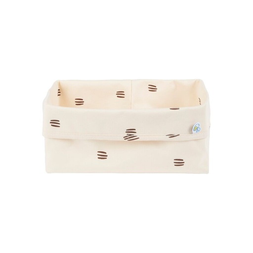 [16688001] Dreambee Panier de rangement Flo écru