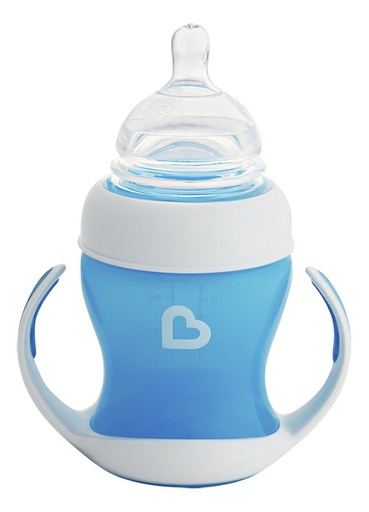 [22721201] Munchkin Drinkbeker met tuit Gentle Transition Cup 118 ml blauw