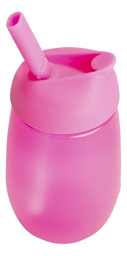 [22721601] Munchkin Drinkfles met rietje Simple Clean Cup 296 ml roze