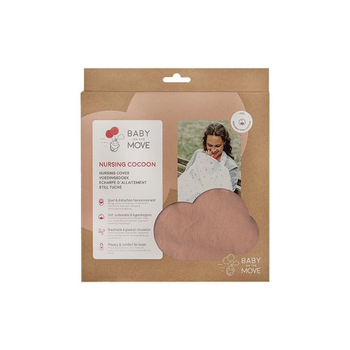 [23769901] Baby on the Move Borstvoedingsdoek/-sjaal Nursing Cocoon  Epic Pink