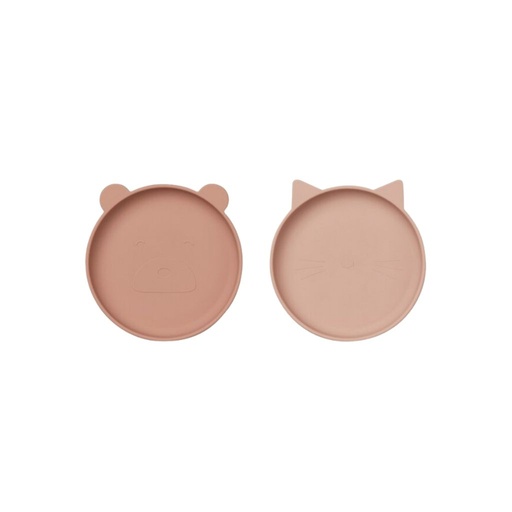 [27480401] Liewood Assiette plate Olivia Rose - 2 pièces