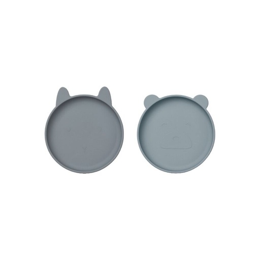 [27480301] Liewood Plat bord Olivia Blue - 2 stuks