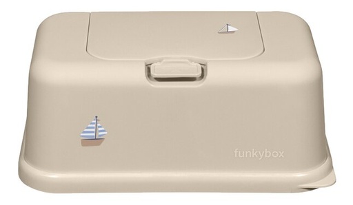 [27218401] FunkyBox Boîte à lingettes humides Beige Boat