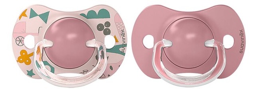 [27329101] Suavinex Sucette + 18 mois A Walk in the park 18+m Nude duo Multicolor
